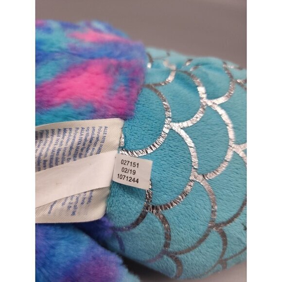 Build A Bear 20" Mermaid Plush Mer-Bear Tie Dye Blue Pink Stuffed Animal - Picture 5 of 5